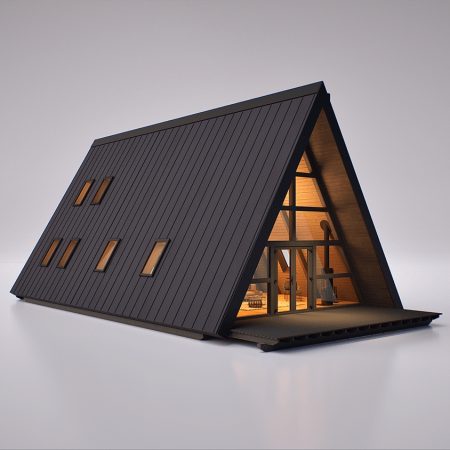 A-Frame A150 Haus - Außenansicht